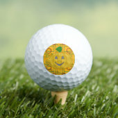 Orange Costume Design Happy Pumpkin Day Golf Balls Golfball (Insitu T-Shirt)