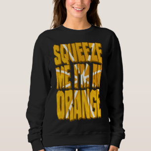 Orange Costume Funny Halloween Citrus Frucht Slice Sweatshirt