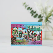 Orange County CA Postkarte (Stehend Vorderseite)
