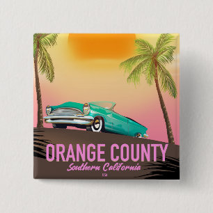 Orange County Kalifornien USA Button