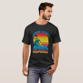 Orange County Retro Throwback Surf & Beach Souveni T-Shirt (Vorne ganz)