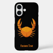 Orange Crab Case-Mate iPhone Hülle (Rückseite)