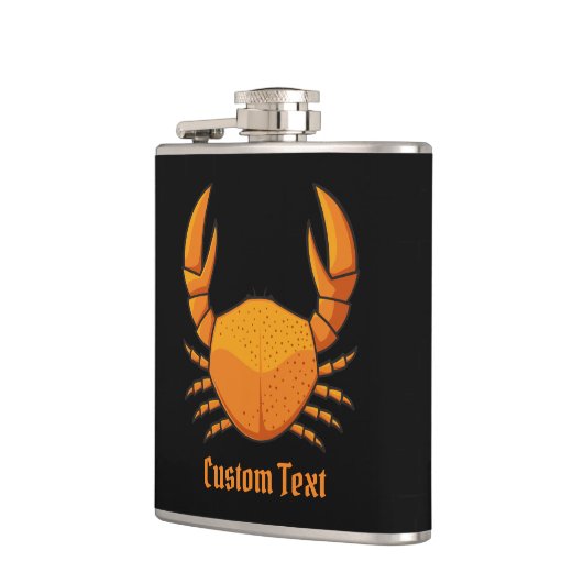 Orange Crab Flachmann (Links)