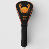 Orange Crab Golf Headcover (Vorderseite)