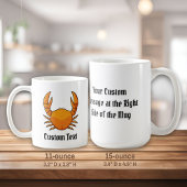 Orange Crab Kaffeetasse