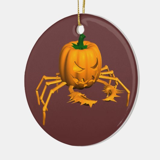 Orange Crab Keramik Ornament (Links)