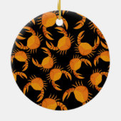 Orange Crab Keramik Ornament (Hinten)