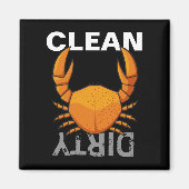 Orange Crab Magnet (Vorne)
