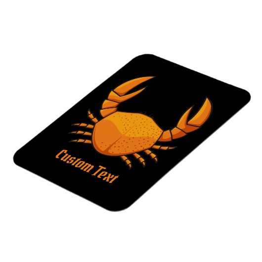Orange Crab Magnet (Linke Seite)