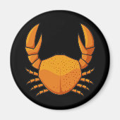 Orange Crab Magnet (Vorne)