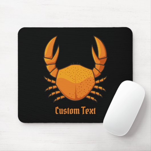 Orange Crab Mousepad (Mit Mouse)