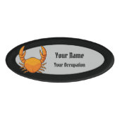Orange Crab Namenschild (Vorderseite)