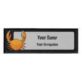 Orange Crab Namenschild (Vorderseite)