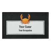 Orange Crab Namenschild (Vorderseite)