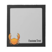 Orange Crab Notizblock (Vorderseite)