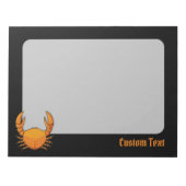 Orange Crab Notizblock (Vorderseite)