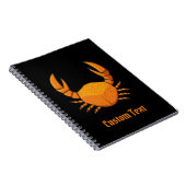 Orange Crab Notizblock (Rechte Seite)