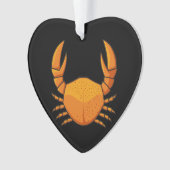 Orange Crab Ornament (Vorderseite)