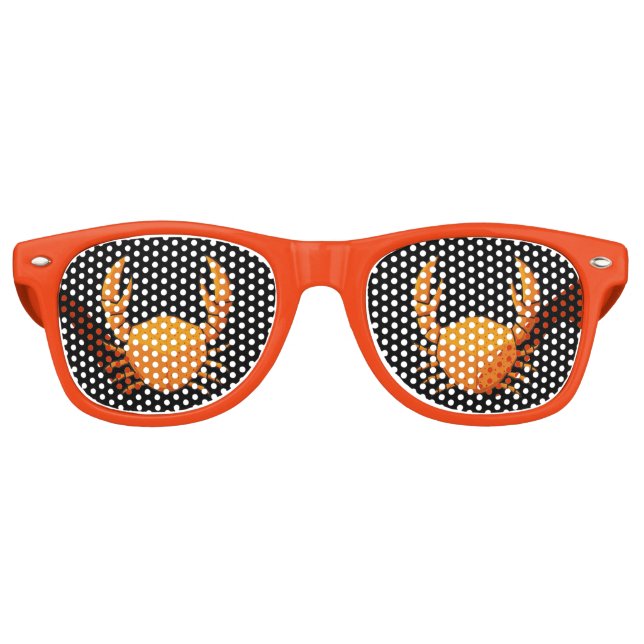 Orange Crab Partybrille (Vorderseite)