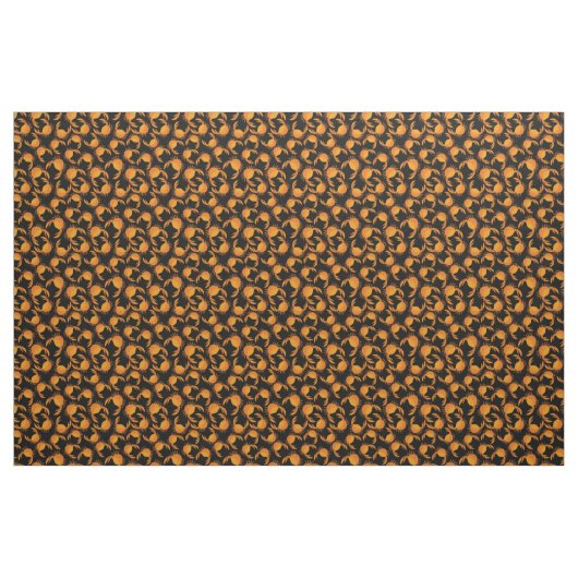 Orange Crab Pattern Stoff (Yard (91,4 cm))