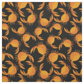 Orange Crab Pattern Stoff (Muster)
