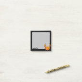 Orange Crab Post-it Klebezettel (Auf Schreibtisch)