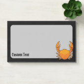 Orange Crab Post-it Klebezettel (Büro)