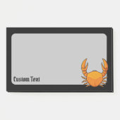 Orange Crab Post-it Klebezettel (Vorderseite)