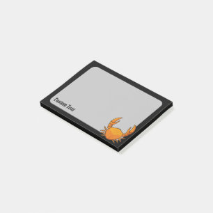 Orange Crab Post-it Klebezettel