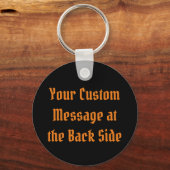 Orange Crab Schlüsselanhänger (Rückseite)