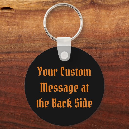 Orange Crab Schlüsselanhänger (Rückseite)