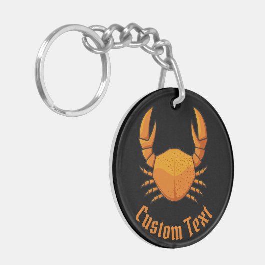 Orange Crab Schlüsselanhänger (Vorderseite links)