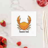 Orange Crab Serviette (Beispiel)