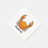 Orange Crab Serviette (Ecke)