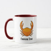 Orange Crab Tasse (Links)