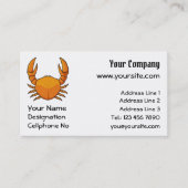 Orange Crab Visitenkarte (Vorderseite)
