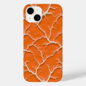 Orange Crack Branch iPhone Case Stylish Design (Rückseite)