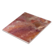 Orange Crackle Pastel Ceramic Tile Fliese (Seite)