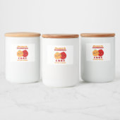 Orange & Cranberry Cake Lebensmitteletikett (Flaschen)