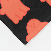 Orange Cream Ghost Fleecedecke (Ecke)