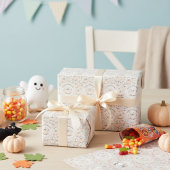 Orange & Cream Little Pumpkin Baby Halloween Geschenkpapier
