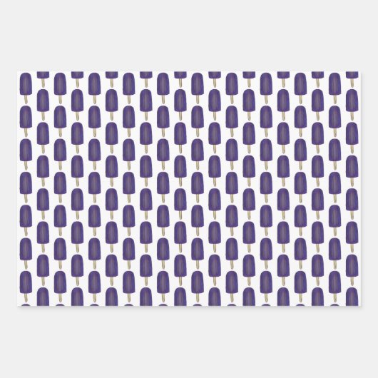 Orange Creamsicle Cherry Gran Twin Pop Popsicles Geschenkpapier Set (Vorderseite 3)