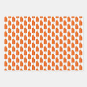 Orange Creamsicle Cherry Gran Twin Pop Popsicles Geschenkpapier Set (Vorderseite)