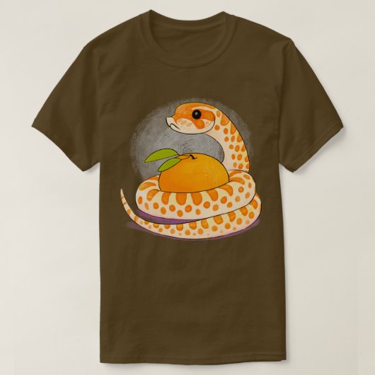 Orange Creamsicle Hognose Snake  T-Shirt (Design vorne)