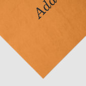 Orange Create Your Own Add Text Custom Seidenpapier (Ausschnitt)