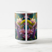 Orange Created Rainbow Jay Fantasy Bird Kaffeetasse (Mittel)