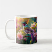 Orange Created Rainbow Jay Fantasy Bird Kaffeetasse (Links)
