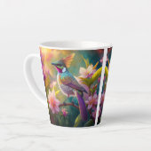 Orange Created Rainbow Jay Fantasy Bird Milchtasse (Linke Ecke)