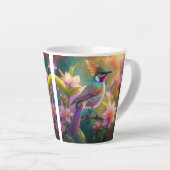 Orange Created Rainbow Jay Fantasy Bird Milchtasse (Rechte Ecke)