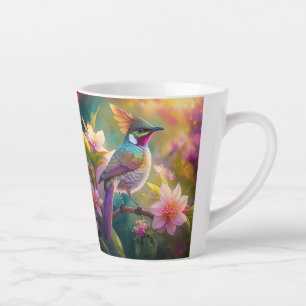 Orange Created Rainbow Jay Fantasy Bird Milchtasse